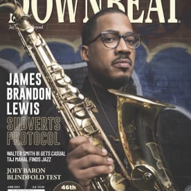 James Brandon Lewis is Downbeat's June Cover Story, On Stands Now